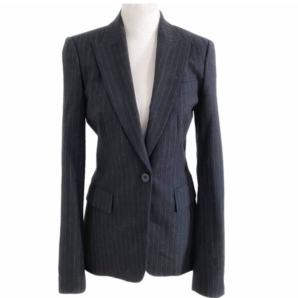 BOSS Hugo Boss pin stripe blazer US size 4 - Picture 1 of 5